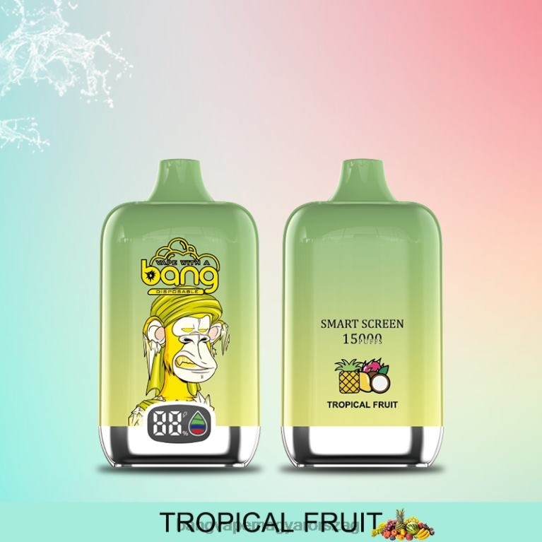 egyszer használatos Bang Vape Digital Smart Screen 15000 felfújás 25ml - best Bang Vape flavor 44PZB11