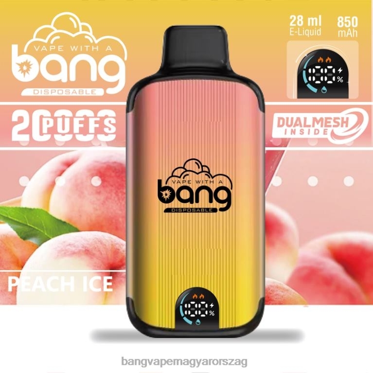 egyszer használatos Bang Vape Digital Smart Screen 20000 fújás - Bang box vape flavors 44PZB3