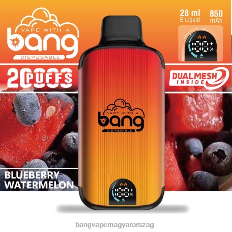 egyszer használatos Bang Vape Digital Smart Screen 20000 fújás - Bang box vape flavors 44PZB3