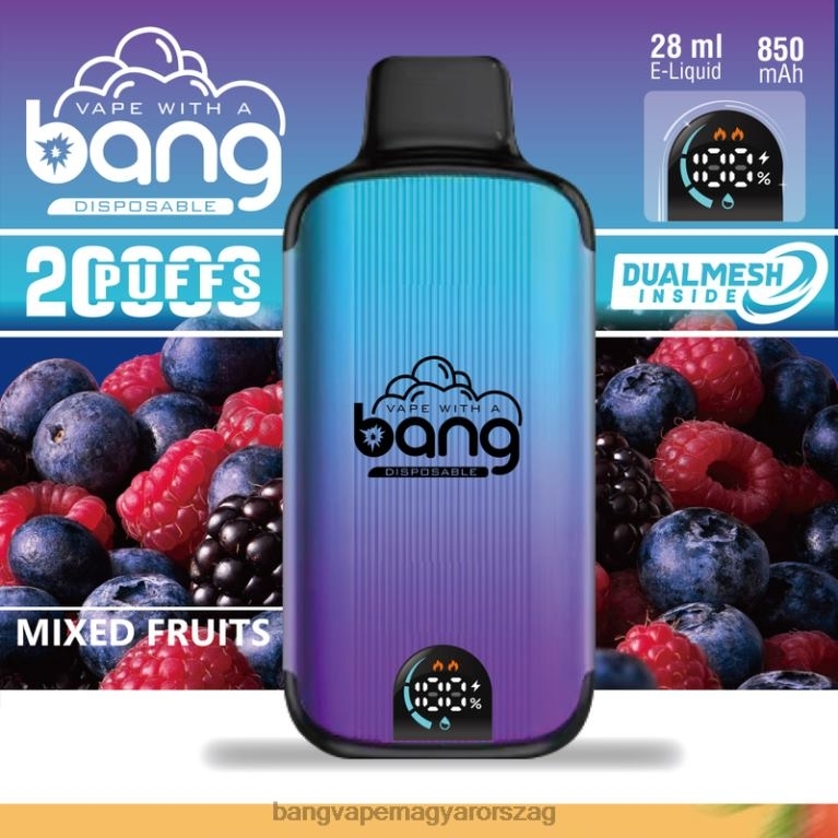 egyszer használatos Bang Vape Digital Smart Screen 20000 fújás - Bang box vape flavors 44PZB3