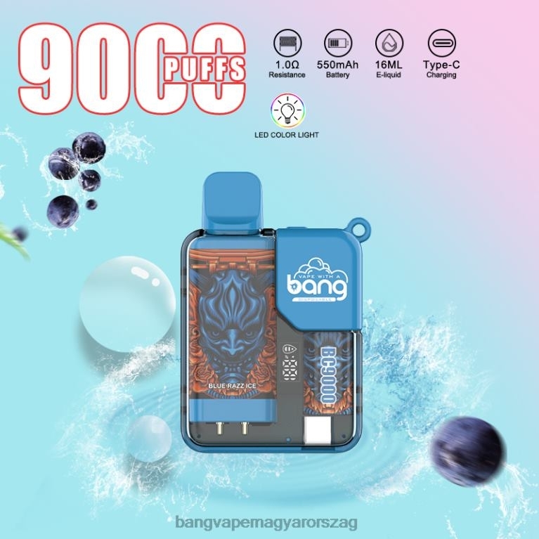 egyszer használatos Bang Vape Box BC9000 előretöltött 16 ml - Bang disposable vape flavors 44PZB6