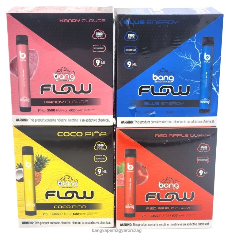 egyszer használatos Bang Vape Flow 3500 fújás (10-es doboz) - Bang disposable vape review 44PZB37