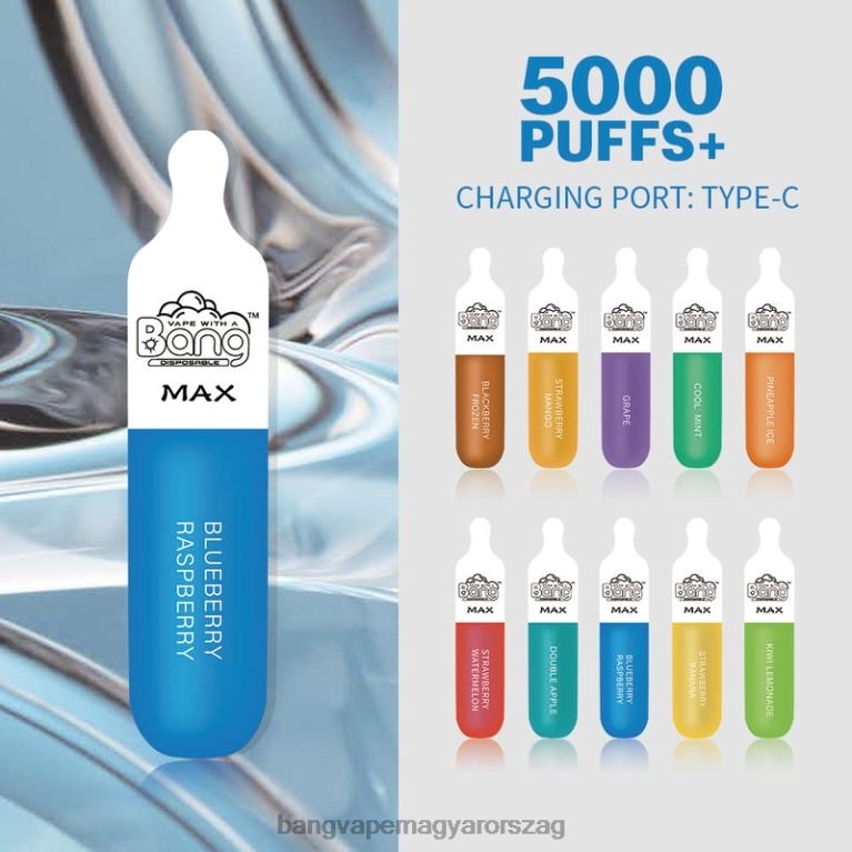 egyszer használatos Bang Vape Max 5000 puff bar - Bang Vape Magyarország 44PZB10