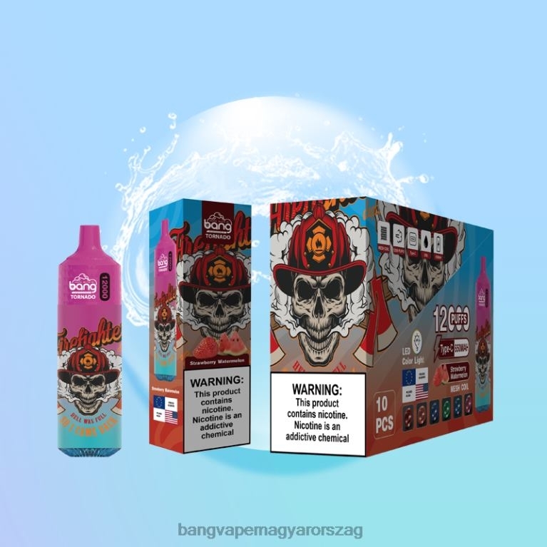 egyszer használatos Bang Vape Tornado 12000 fújás led és mesh tekercsekkel - Bang flavored vape 44PZB4