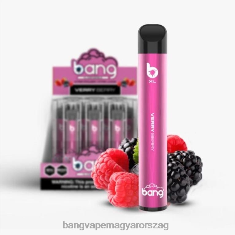 verry bogyó Bang Vape XL egyszer használatos - Vape Gang Magyarország 44PZB35