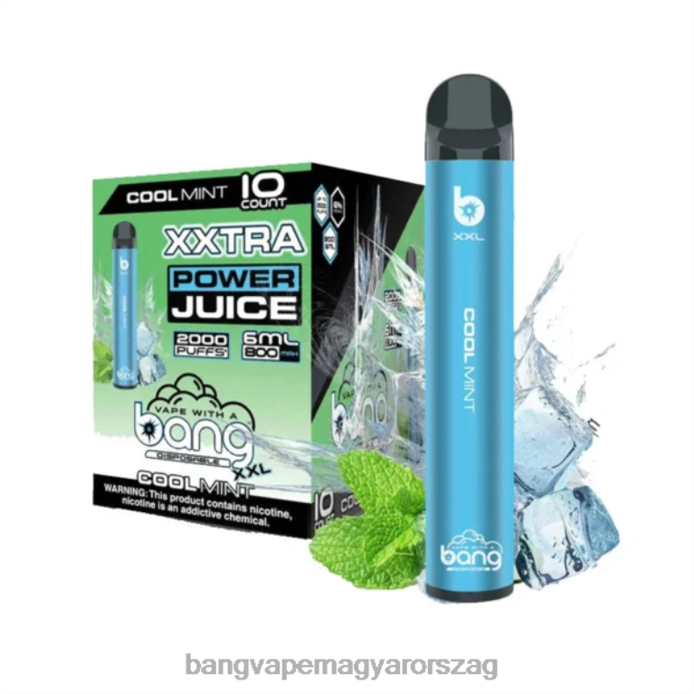hűvös menta Bang Vape XXL 2000 fújás - Bang disposable vape flavors 44PZB16