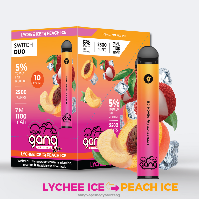 aloe grape - aloe bogyó Vape Gang Switch Duo 2 íz (10 db-os doboz) - Bang Vape flavors 44PZB39