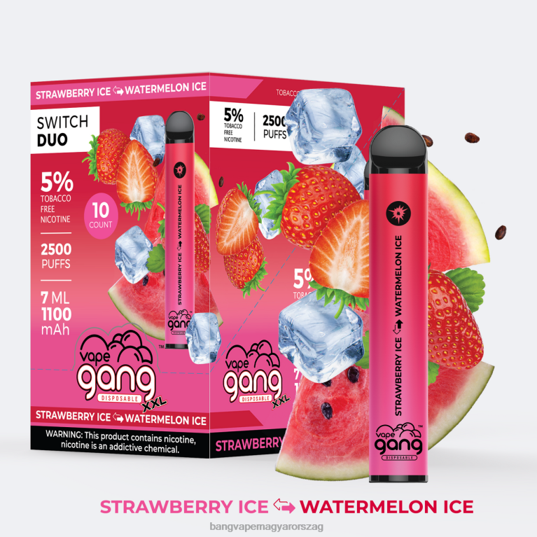 aloe grape - aloe bogyó Vape Gang Switch Duo 2 íz (10 db-os doboz) - Bang Vape flavors 44PZB39
